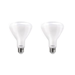 cree lighting exceptional series br30 bulb, 2700k dimmable led bulb, 65w + 680 lumens, soft white, 2 pack