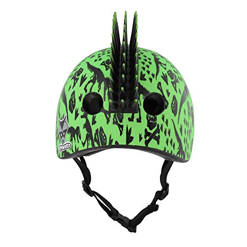 Raskullz Skelosaurus Toddler Helmet 3+, Green/Black, 48-52 cm