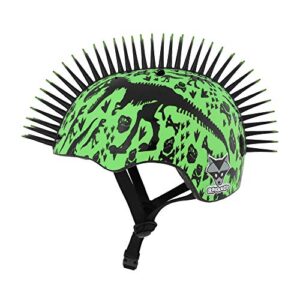 Raskullz Skelosaurus Toddler Helmet 3+, Green/Black, 48-52 cm