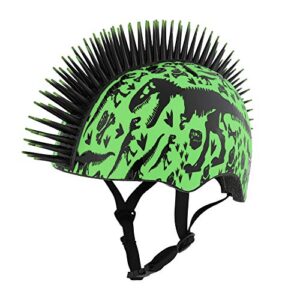 raskullz skelosaurus toddler helmet 3+, green/black, 48-52 cm