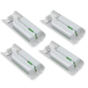 4-pack rechargeable battery packs for wii and wii u remote controller,high-capacity ni-mh battery(2800mah) replacement for nintendo wii remote charging station(charger not included)