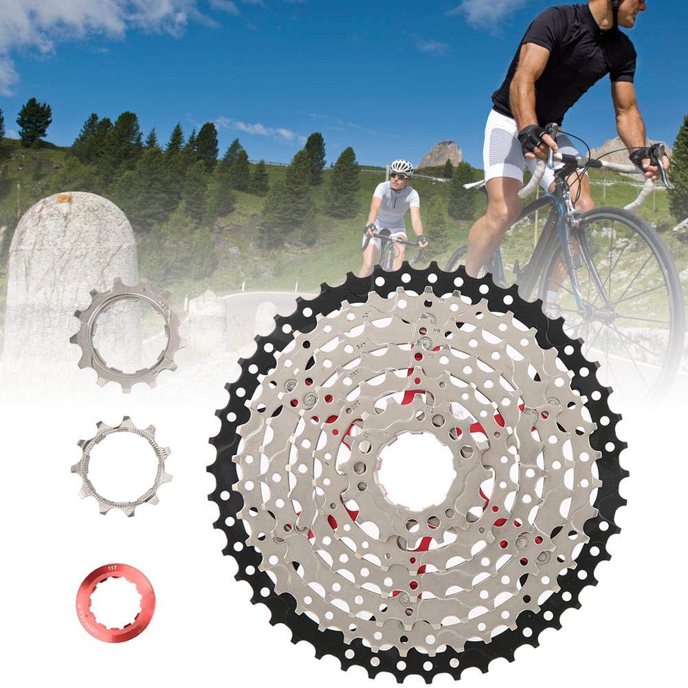 OKBY 8 Speed 46T Large Gear Mountain Bike Ultralight Hollow Cassette Freewheel Bicycle Freewheel Bike Freewheel Cassette Bicycle Accessory