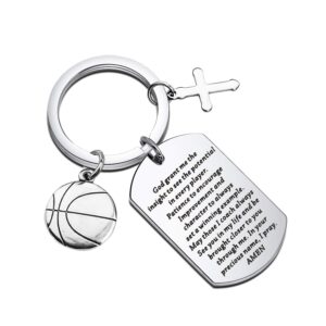 basketball coach thank you gift for basketball coaches team gift for basketball coach end of season coach's prayer gift (basketball coach k)