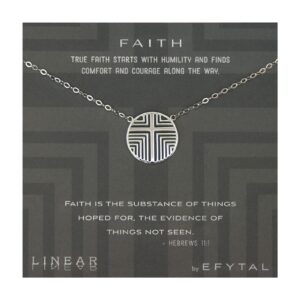 efytal confirmation gifts for teen, sterling silver cross necklace for women, first communion gifts, baptism gifts for teen|women, small cross necklace for women, religious gifts for women