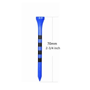 Zivisk Wooden Golf Tees 2-3/4" 100 Count 70mm Blue