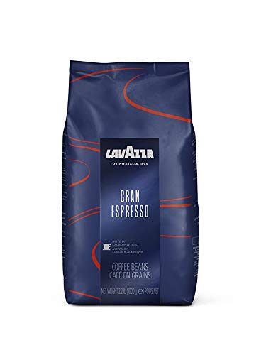 Lavazza Super Crema and Gran Espresso Whole Bean Coffee Blends, 2.2 Pounds Each