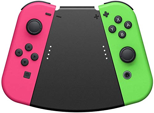 FANPL 5 in 1 Hand Grip Connector for Nintendo Switch Joy Con & OLED model Joy Con, Comfort Game Handle Connector with Wrist Strap for Joy Cons