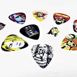 Nirvana | Kurt Cobain Guitar Picks (10 picks in a pack)