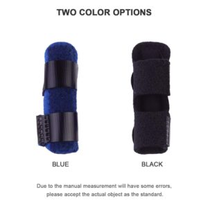 EXCEART Thumb Brace Thumb Brace Thumb Brace Brace Protector Splints Mallet Brace for Broken Middle Ring Injuries Blue Splints Protector Splint