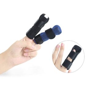 EXCEART Thumb Brace Thumb Brace Thumb Brace Brace Protector Splints Mallet Brace for Broken Middle Ring Injuries Blue Splints Protector Splint