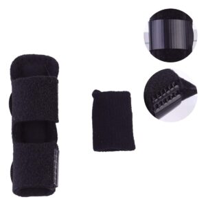 EXCEART Thumb Brace Thumb Brace Thumb Brace Brace Protector Splints Mallet Brace for Broken Middle Ring Injuries Blue Splints Protector Splint