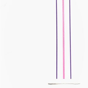 Sticker for Golf Putter, 3 Lines Alignment (Triple Track) (Magenta and Purple, 1 Pack)