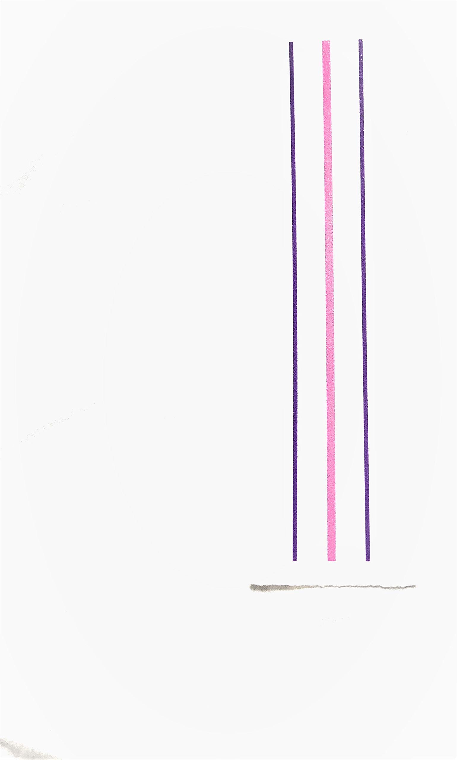 Sticker for Golf Putter, 3 Lines Alignment (Triple Track) (Magenta and Purple, 1 Pack)