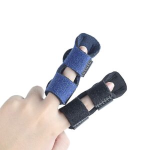 EXCEART Thumb Brace Thumb Brace Thumb Brace Brace Protector Splints Mallet Brace for Broken Middle Ring Injuries Blue Splints Protector Splint