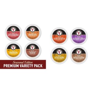 Victor Allen's Coffee Autumn and Sweet & Salty Variety Packs, Medium Roast, 192 Count