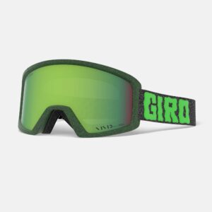 Giro Blok Ski Goggles - Snowboard Goggles for Men & Youth - Green Cosmic Slime Strap with Vivid Emerald Lens