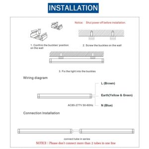 SOMLIGHT 8FT Led Shop Lights,Linkable LED Tube Light Fixture, 120W 14400LM 4 Rows LED, V Shape, Fluorescent Tubes Lights Replacements for Garage Warehouse, Plug and Play,(12-Pack)