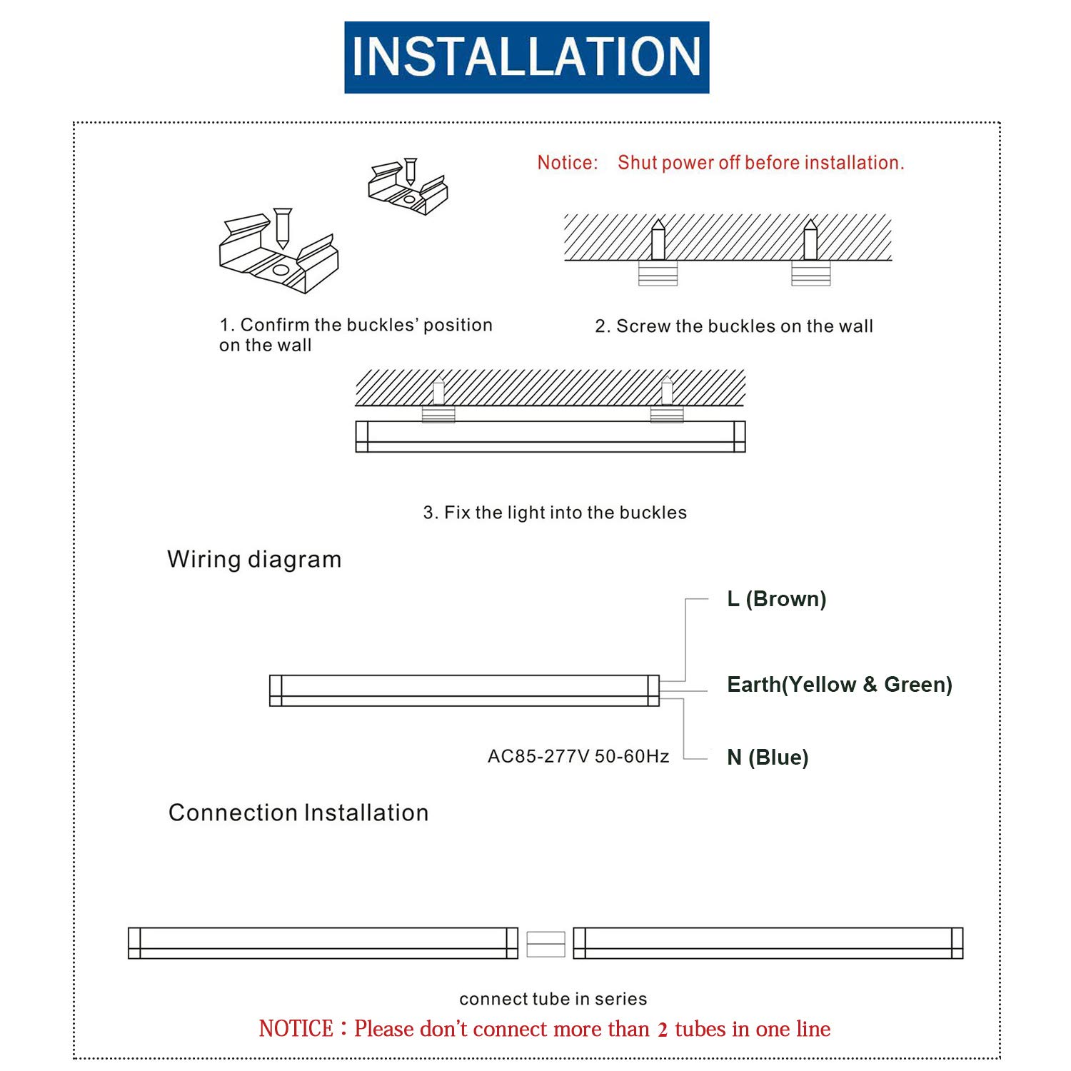 SOMLIGHT 8FT Led Shop Lights,Linkable LED Tube Light Fixture, 120W 14400LM 4 Rows LED, V Shape, Fluorescent Tubes Lights Replacements for Garage Warehouse, Plug and Play,(12-Pack)