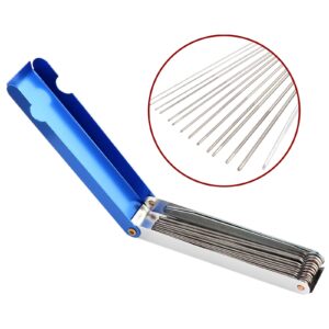 Holmer Guitar Nut Slotting File Saw Rods Slot Filing Set Needle File Set Luthier Replacement Tools Tip Cleaner Files.