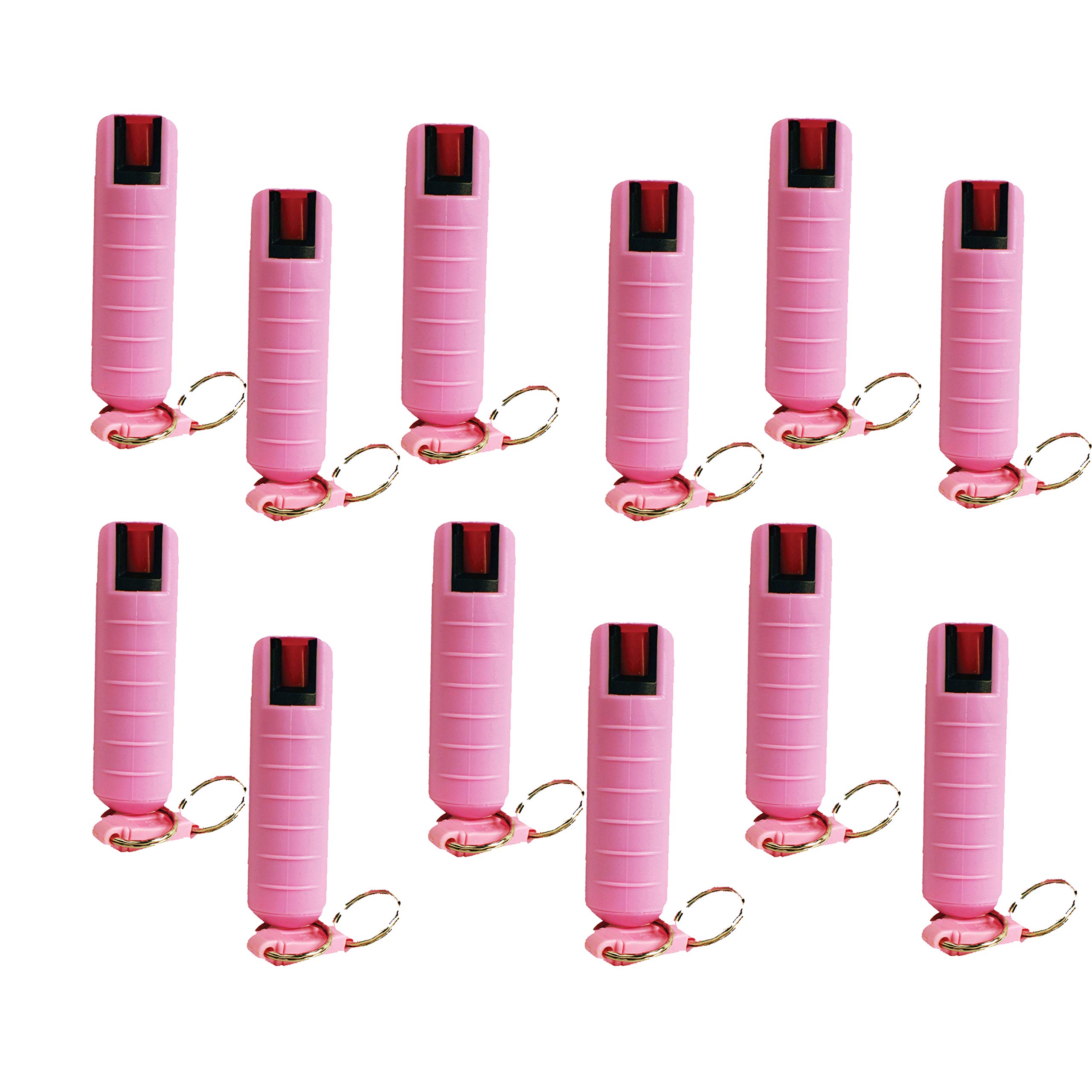 Pink Pepper Shot 1.2% MC Pepper Spray Bundle - Lot of 12 as Shown