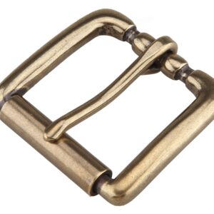 SENWA Vintage Brass Roller Square Buckle-1.6"(40mm) for 1.5"(38mm) Belt