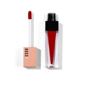 Bossy Cosmetics Liquid Lipstick for Women, Long Lasting All Day Wear, Matte, Vegan & Cruelty-Free, Hydrating, Healthy & Full Lips, Paraben Free, Oprah's Favorite Things 2023 (FAITH - RED COLOR)