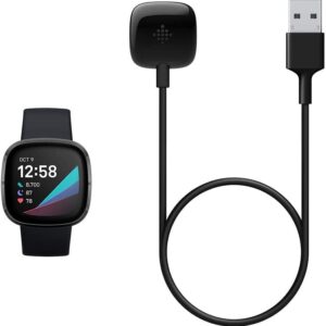 Fitbit Sense and Versa 3 Charging Cable for Smart Watch, Official Product