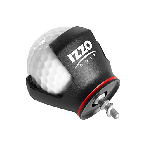 IZZO Golf Ball Grabber For End Of Putter, Screw-In 3-Prong Golf Ball Retriever For Putter