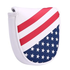 USA Mallet Putter Cover Headcover Magnetic Golf Head Covers Headcovers Club Protective Equipment for Scotty Cameron Odyssey Two Ball Taylormade Durable