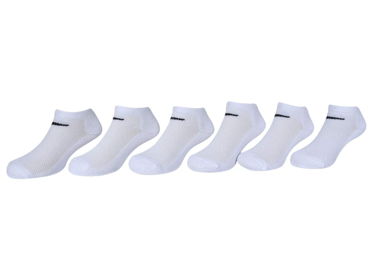 NIKE Dri-Fit Everyday Cushioned No-Show Ankle Socks 6 PAIR (Shoe size 5-7 / Up to 3 Year Old)