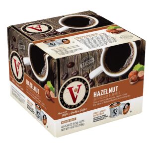 Victor Allen's Coffee Donut Shop and Hazelnut Blend Single Serve Coffee Pods for Keurig (80 Count + 42 Count)