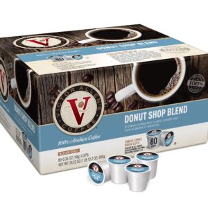 Victor Allen's Coffee Donut Shop and Hazelnut Blend Single Serve Coffee Pods for Keurig (80 Count + 42 Count)