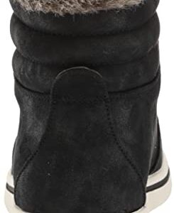 CLIFFS BY WHITE MOUNTAIN Shoes Hallett Women's Casual Hiker Style Bootie, Black/Fabric, 6.5 M