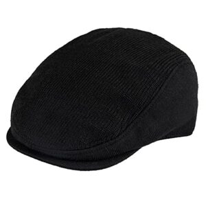 Levi's Men's Classic Canvas Ivy Hat, Large-Extra Large, Black Knit