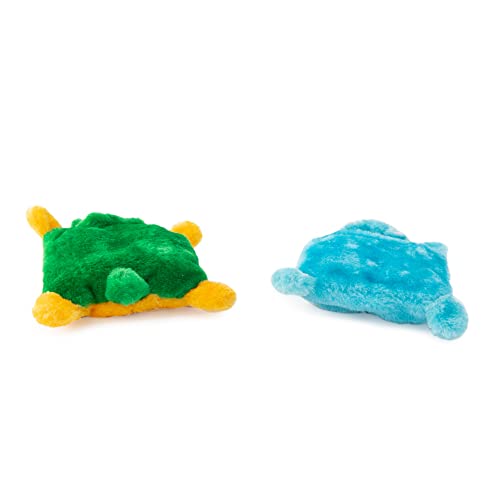 ZippyPaws Squeakie Pads - 2-Pack, Hippo, Alligator