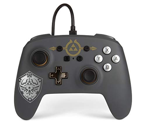 PowerA Enhanced Wired Controller for Nintendo Switch - Hylian Shield