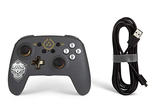 PowerA Enhanced Wired Controller for Nintendo Switch - Hylian Shield