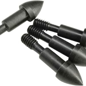 ZSHJGJR Archery Arrow Field Points 60 Grain Bullet Point Arrow Tips Screw in Broadheads for Hunting Shooting Partice 12/24 Pieces (12Pieces)