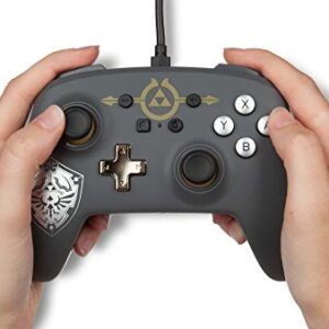 PowerA Enhanced Wired Controller for Nintendo Switch - Hylian Shield