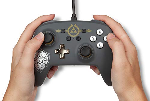 PowerA Enhanced Wired Controller for Nintendo Switch - Hylian Shield