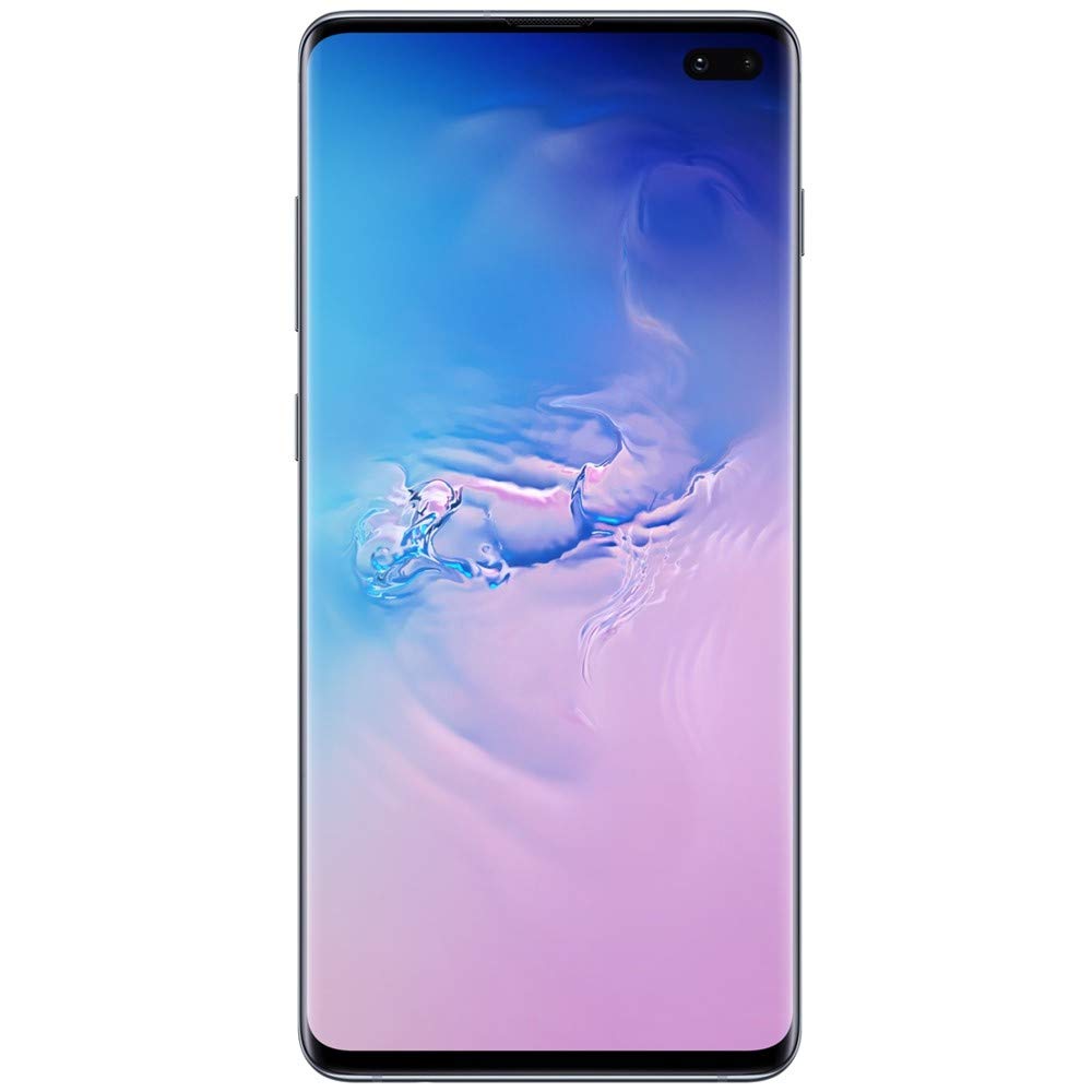 SAMSUNG Galaxy S10+ Plus (128GB, 8GB) 6.4" AMOLED, Snapdragon 855, IP68 Water Resistant, Global 4G LTE (GSM + CDMA) Unlocked (AT&T, Verizon, T-Mobile, Metro) G975U (Prism Blue)