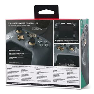 PowerA Enhanced Wired Controller for Nintendo Switch - Hylian Shield