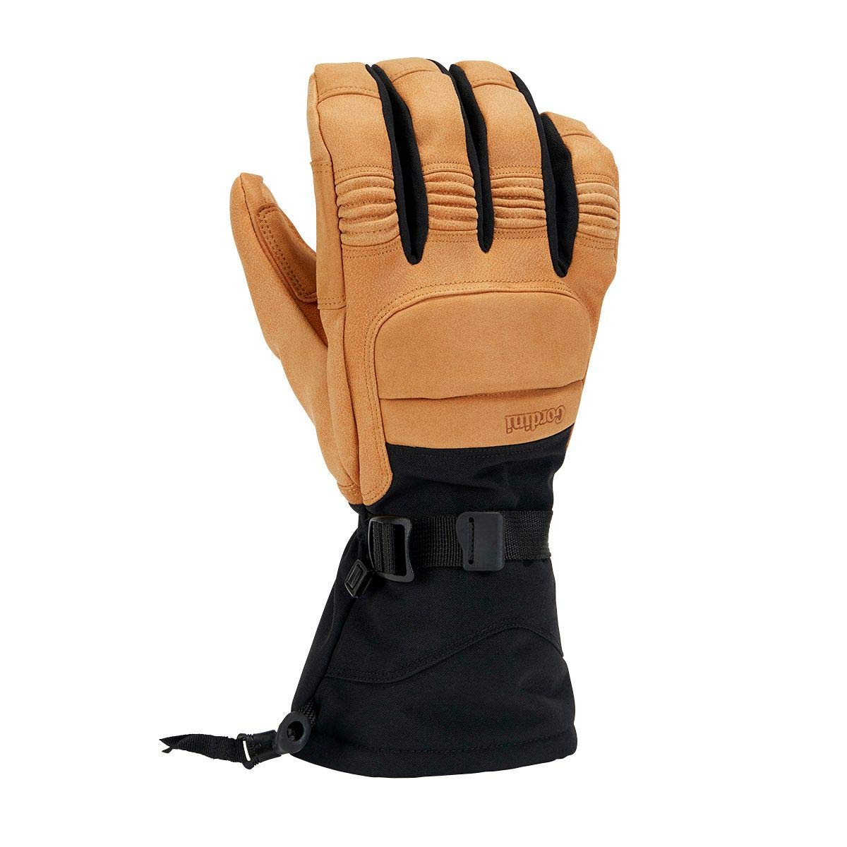 Gordini Men's Standard Cache Gauntlet Glove, Tan/Black, Large