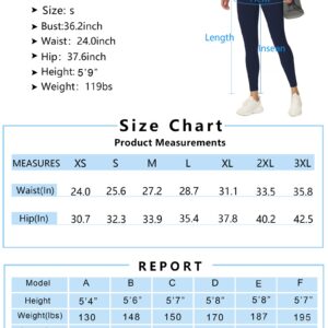 THE GYM PEOPLE Tummy Control Workout Leggings with Pockets High Waist Athletic Yoga Pants for Women Running, Fitness