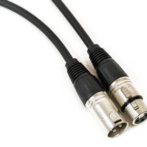 Gearlux 6.5-Foot 3-Pin Male-to-Female DMX Cable - 5 Pack