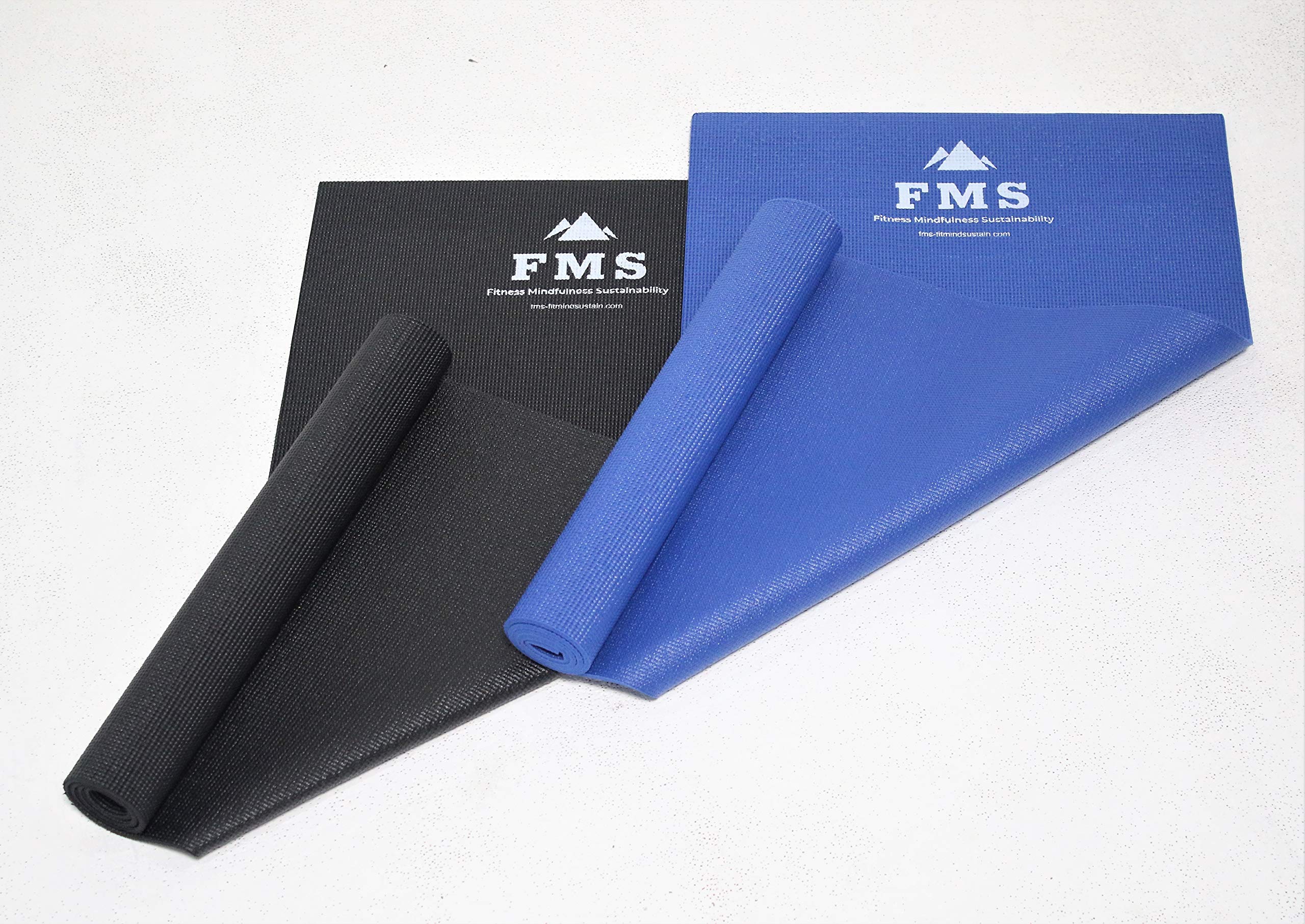 FIMISU™ Yoga & Exercise Mat • 6mm Thick • Slip Resistant (Blue)