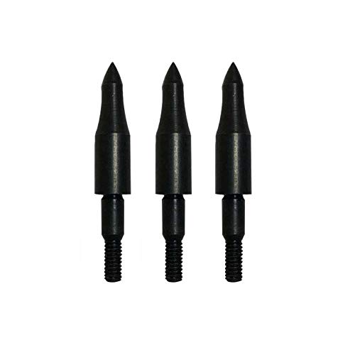 JJZS 24 Pack 150 Grain Field Points & Arrow Inserts kit - Steel 150 Grain Field Point, Aluminum Carbon Arrow Inserts, Field Tips Archery Points Practice Tips for Arrows Arrow Tips Inserts