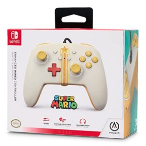 PowerA Enhanced Wired Controller for Nintendo Switch - Mario Vintage Star