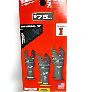 Milwaukee 49-10-9121 Oscillating Multi-Tool Blade Kit (5-Piece)