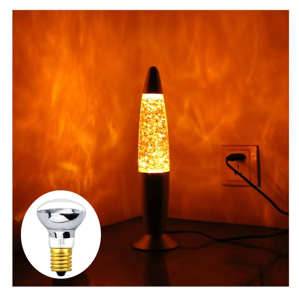 Lava Lamp Bulb 40 Watt, 6 Pack R39 R12 Reflector Type Bulbs E17 Replacement Light Bulbs for Lava Lamps, Glitter Lamps, 120V